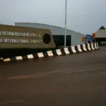 Exterior of Krabi International Airport in Thailand